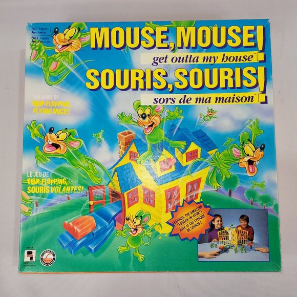 Mouse Mouse Get Outta My House Vintage 1994 Game Pressman Toy - Picture 1 of 1